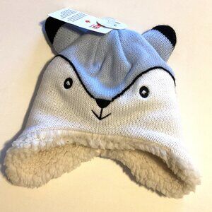Kombi Kids Toddlers The Sherpa Animal Knit Hat Warm Winter Toque Fox Face